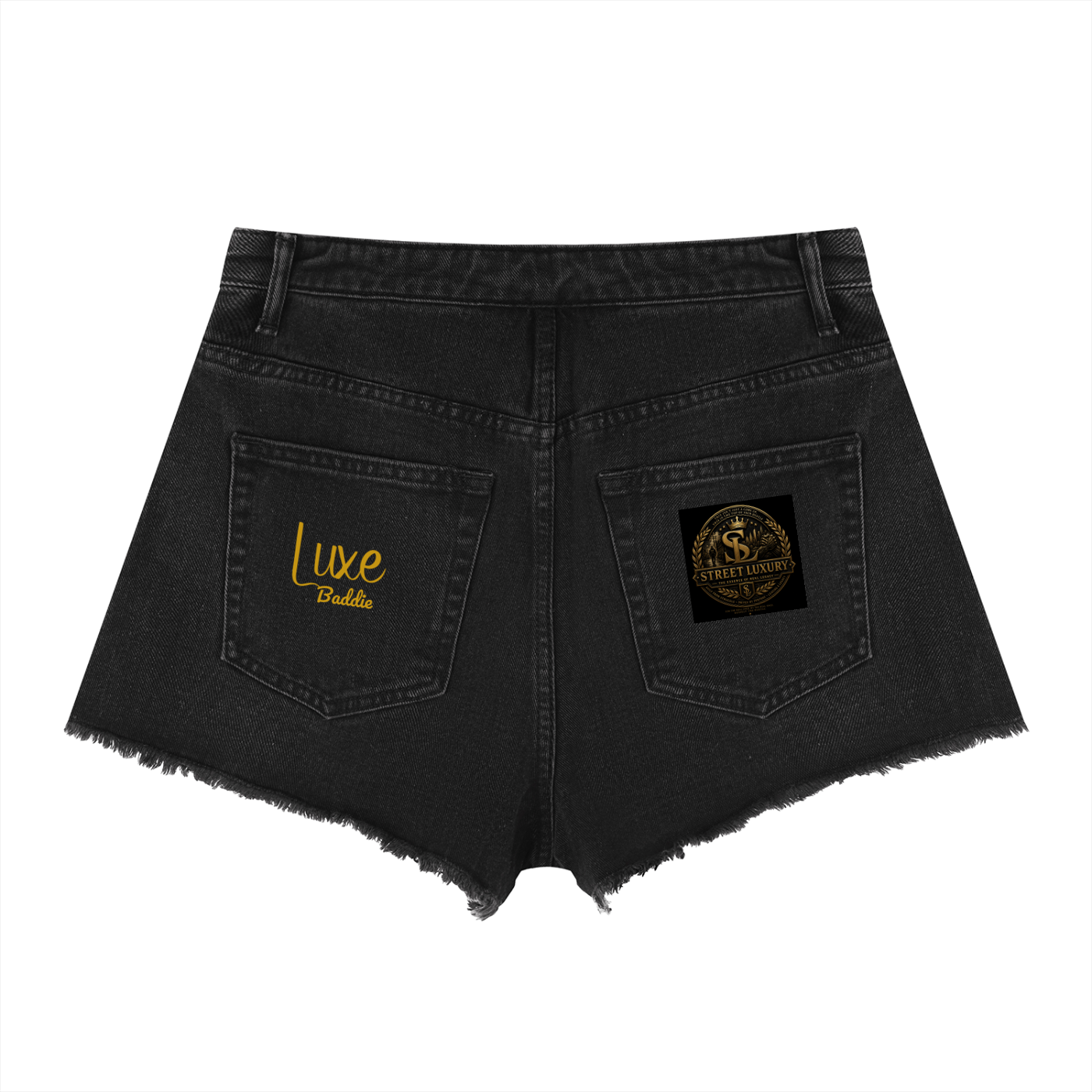 Women’s Vintage Wash High Rise Denim Shorts