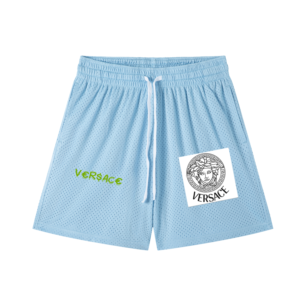 Mesh Drawstring Shorts