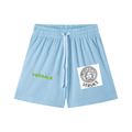 Mesh Drawstring Shorts