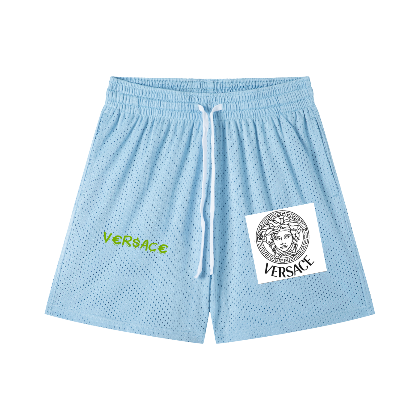 Mesh Drawstring Shorts