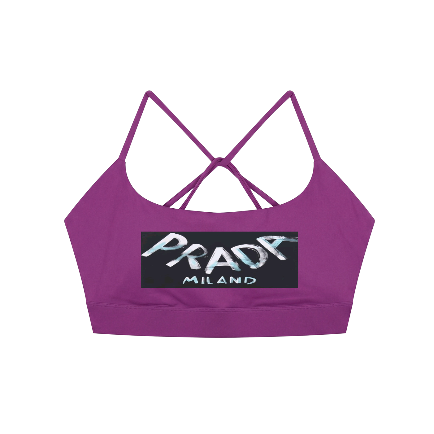 Strappy Criss Cross Yoga Sports Bra
