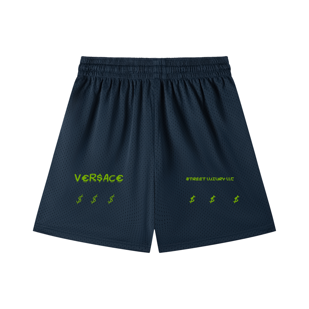 Mesh Drawstring Shorts