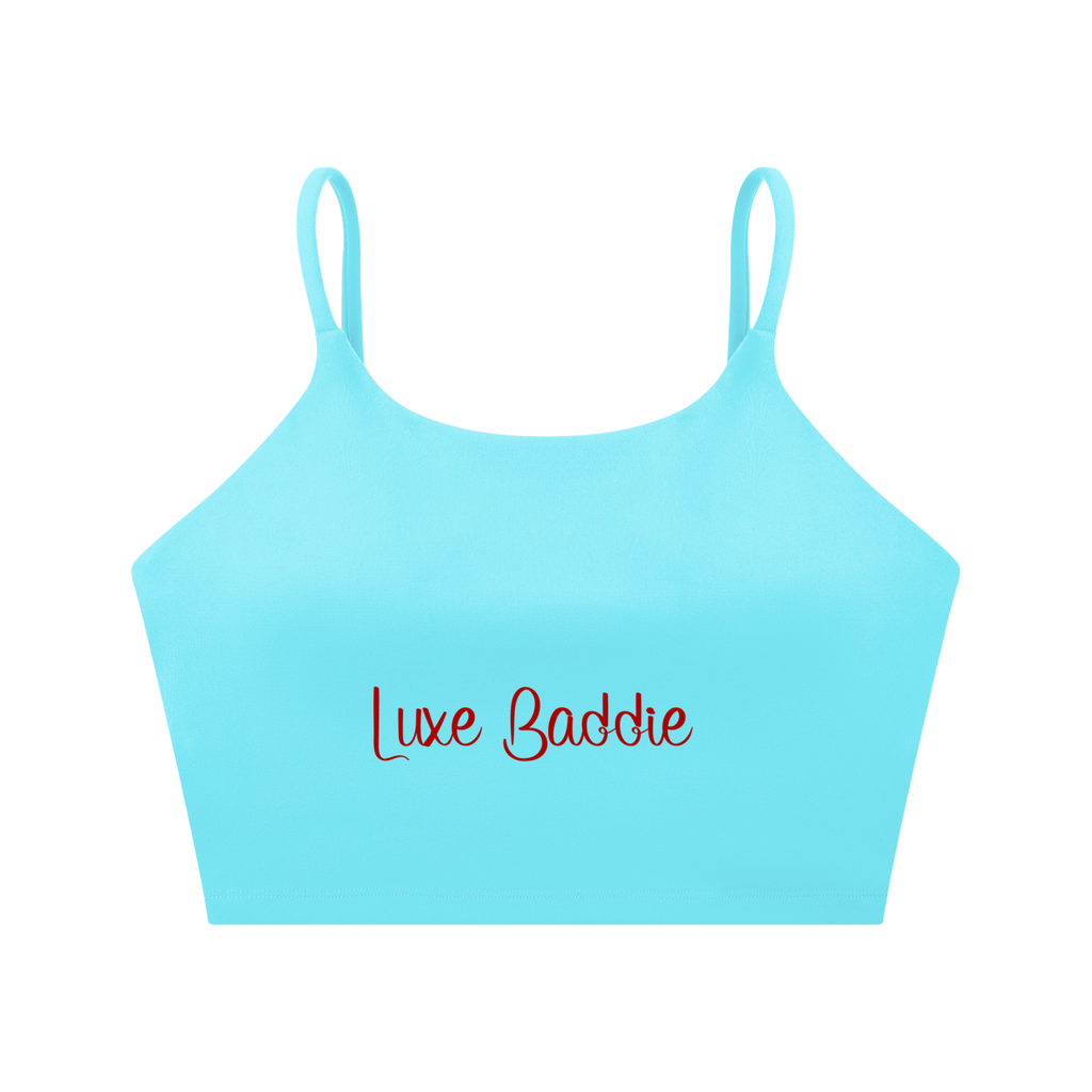 Spaghetti Strap Yoga Sports Bra