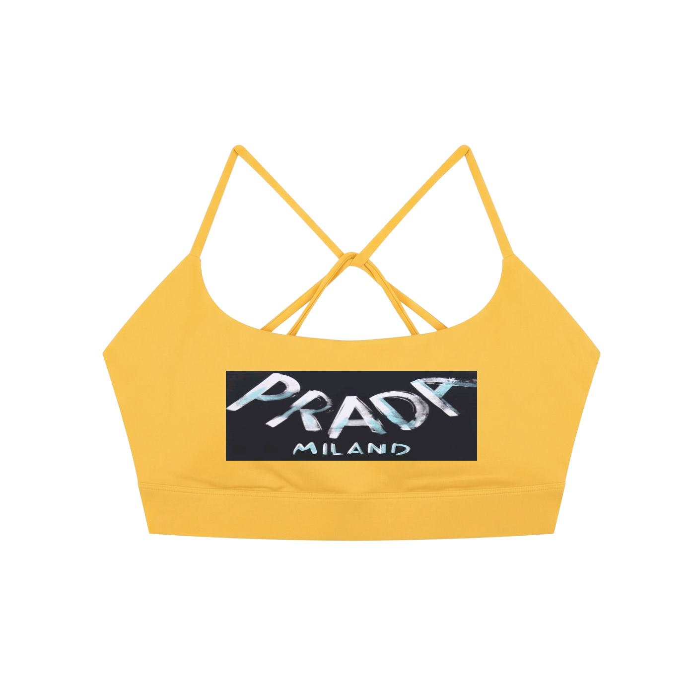 Strappy Criss Cross Yoga Sports Bra