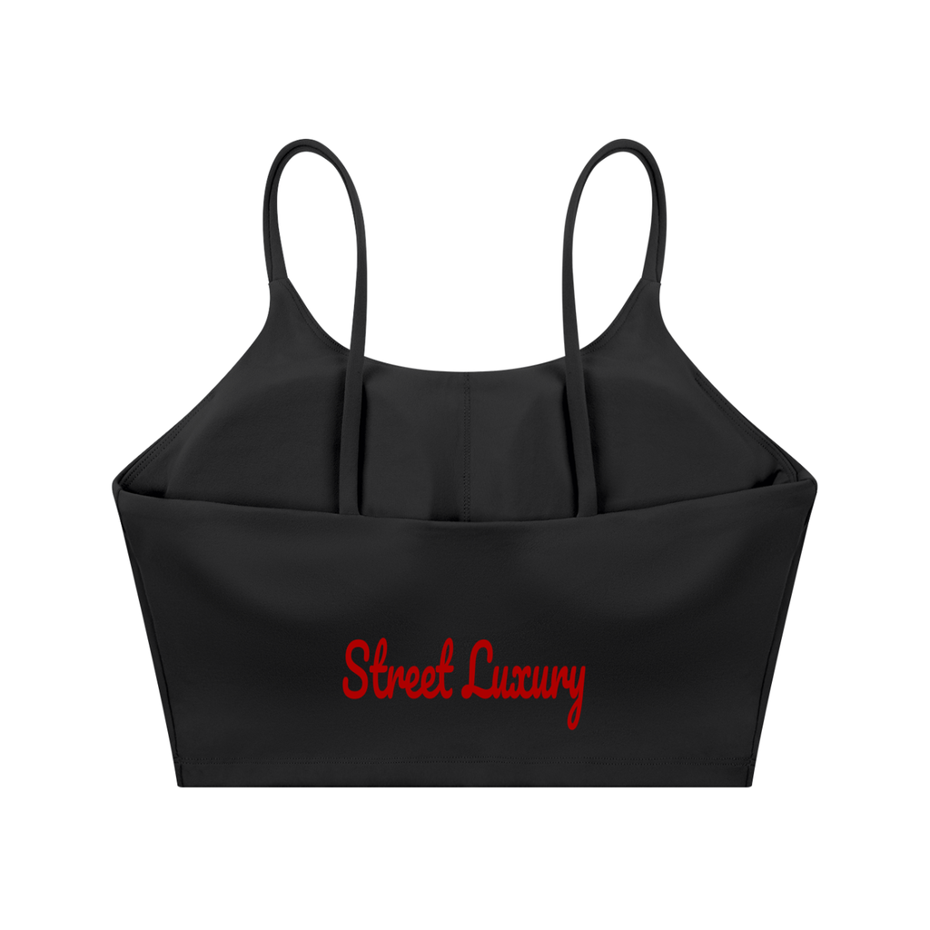 Spaghetti Strap Yoga Sports Bra