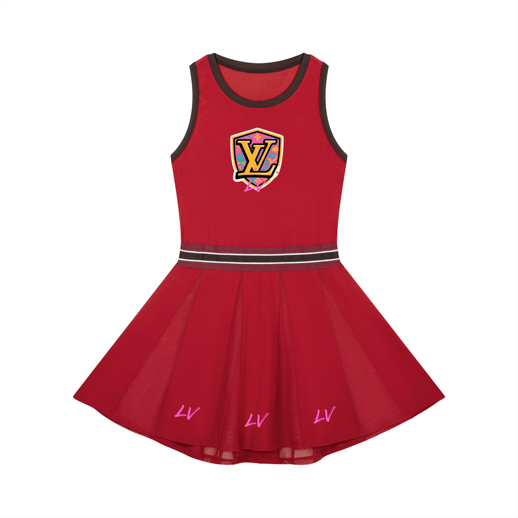 Women's Color Block A-Line Sleeveless Dress