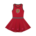 Women's Color Block A-Line Sleeveless Dress